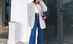 Công thức mix đồ quen thuộc nhưng lại tạo hiệu ứng "chân dài đến nách"